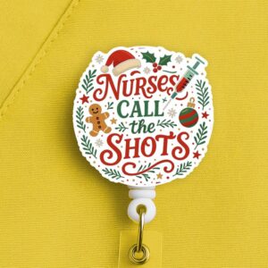 Christmas Nurses Call The Shots Badge Reel