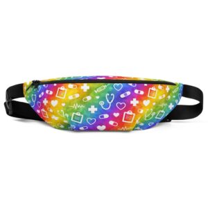 Pride LGBTQ Rainbow Nurse Gift Fanny Pack