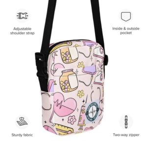 Happy Nurse Medical Gift Utility crossbody bag