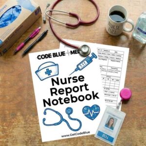 Nurse Report Sheet Notebook