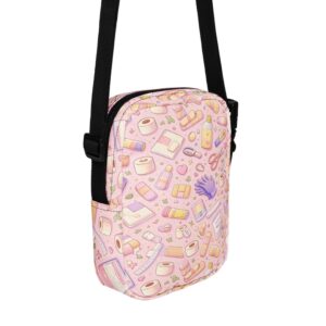 Pastel Nurse Care Essentials Pattern Utility crossbody bag