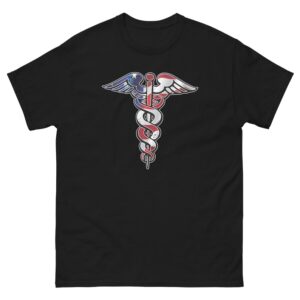 USA Flag Cardecus Nurse Unisex classic tee