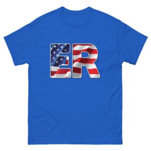 ER US Flag Patriotic 4th of July Unisex classic tee