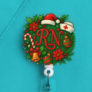 Christmas Rn Badge Reel