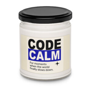 Code Calm Scented soy candle