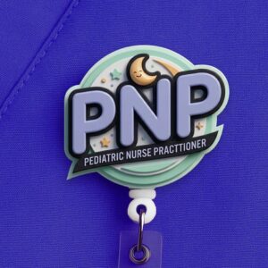 Pediatric Nurse Practitioner Badge Reel, PNP Badge Reel, Nurse Practitioner Gift