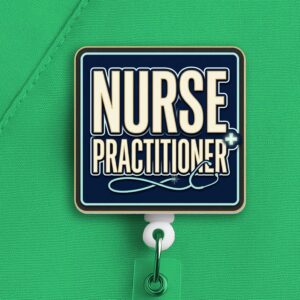 Nurse Practitioner Badge Reel, NP Badge Reel, Nurse Practitioner Gift