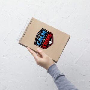 ICU Nurse Sticker, Critical Care Medical Decal, Where Calm Meets Crisis Design (Bubble-free)