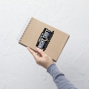 Night Shift Nurse Sticker, Born for the Night, Moon ECG Decal