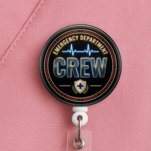ER Nurse Badge Reel, Emergency Department Crew, Emergency Nurse Gift