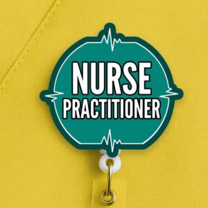 Nurse Practitioner Badge Reel, NP Badge Reel, Nurse Practitioner Gift