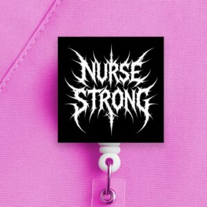 Nurse Strong Badge Reel, Nurse Badge Reel, Nurse Gift