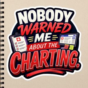 Here to Help Nurse Gift Caring Healthcare Worker CNA RN LPN Compassion Design Bubble-free stickers
