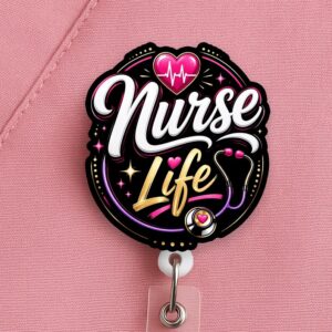 Nurse Life Badge Reel, Nurse Badge Reel, Nurse Gift