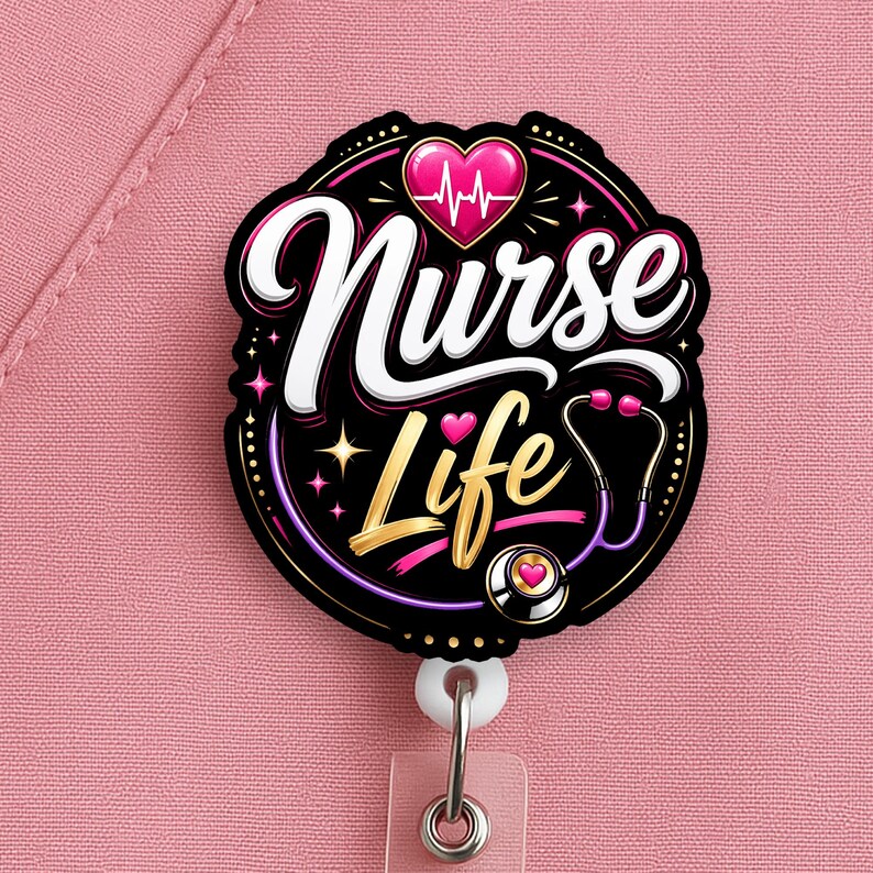 Nurse Life Badge Reel, Nurse Badge Reel, Nurse Gift