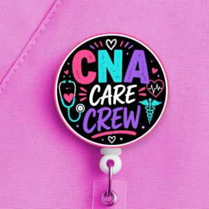 Caring CNA Badge Reel, CNA Badge Reel, Nursing Assistant Gift