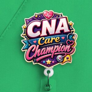 CNA Care Champion Badge Reel, CNA Badge Reel, Nursing Assistant Gift