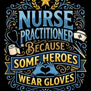 Nurse Practitioner Magnet, Some Heroes Wear Gloves, NP Gift, Medical Worker Magnet