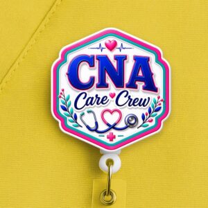 Caring CNA Badge Reel, CNA Badge Reel, Nursing Assistant Gift