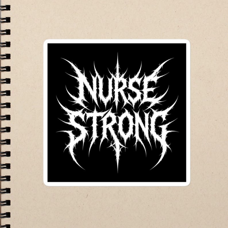 Nobody Warned Me About the Charting Funny Nurse Quote, Charting Humor for RN LPN CNA Medical Staff Bubble-free stickers - Image 3