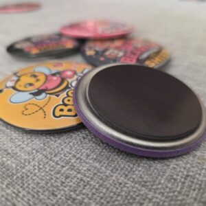 Nurse Bee Button, Wound Care Nurse Gift, Funny Healthcare Worker Pin, Magnet Option - Magnet