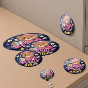 Bearly Through My Shift Nurse Gift Bundle – Bear Badge Reel Set